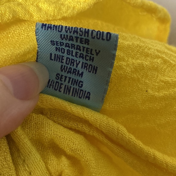 Sunflower 🌻 long blouse, free size (40” chest), made in India - Picture 8 of 8